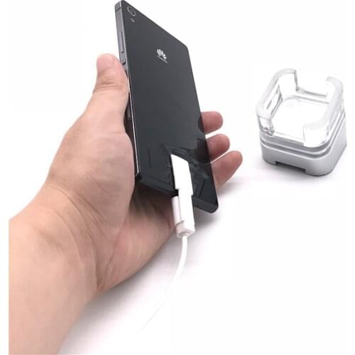 3 Set/Lot) Digital Retail Shop 6 Ports Anti Theft Controller Charging Cable Acrylic Stand Remote Control Security Alarms