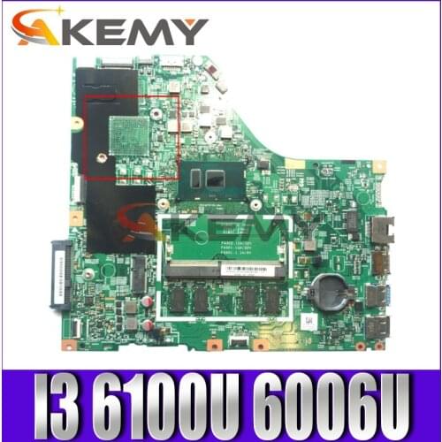 Akemy 15277-1N 448.08B01.001N For Lenovo V110-15ISK Notebook Motherboard CPU I3 6100U 6006U RAM 4GB 100% Test