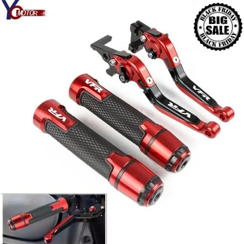 For HONDA VFR VFR 750 VFR750 1991-1997 1996 1995 1994 1993 1992 Motorcycle Brake Clutch Lever and Handle Grips vfr750 Handbar