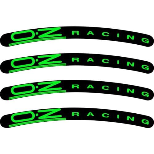 For OZ Racing Octavia A5 Fabia Superb Car Sport Motorbike Bike Tuning Rim Wheel Decal Sticker Logo Emblem