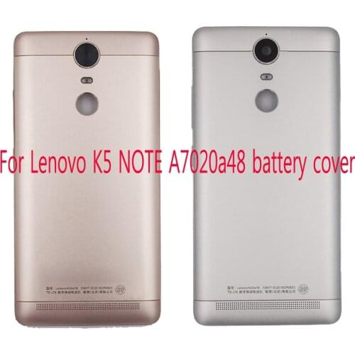 Housing For Lenovo K5 NOTE A7020a48 K52t38 K52e78 Battery Door Back Cover With Power Volume Buttons Replacement Parts with Logo