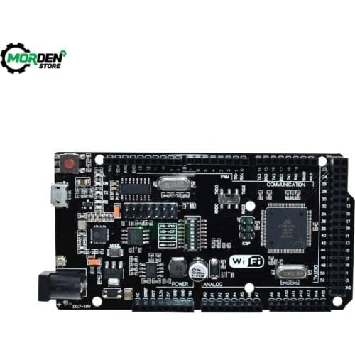 Mega2560 + WiFi R3 ATmega2560+ESP8266 32Mb memory USB-TTL CH340G Compatible for Arduino Mega NodeMCU WeMos Board Accessories