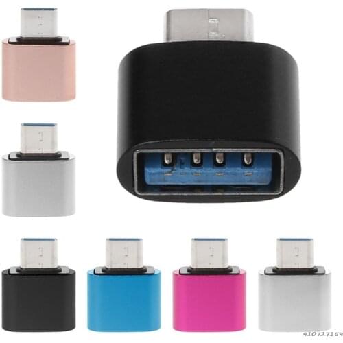 Metal USB C 3.1 Type C Male To USB 2.0 Female OTG Data Sync Converter Adapter For Samsung S9 S8 Note 9/8 Huawei Mate P20 P9