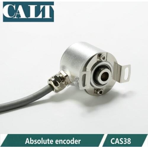 Modbus RTU single lap 12 bits 6mm blind hollow shaft Absolute Rotary Encoder CAS38H12E06RMB
