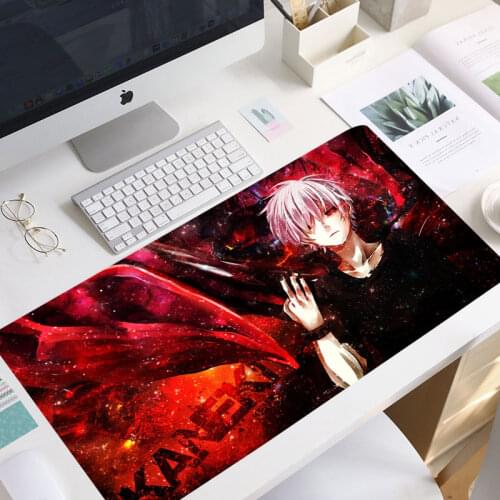 Tokyo Ghoul Gaming Play Mats Mousepad Anime Cartoon Large Size Gamer Mouse Pad Big Keyboard mouse pad laptop manga mouse pad mat