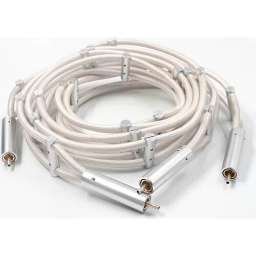 One Pair Demark Argento the Flow HiFi Audio RCA cable for CD player amplitier