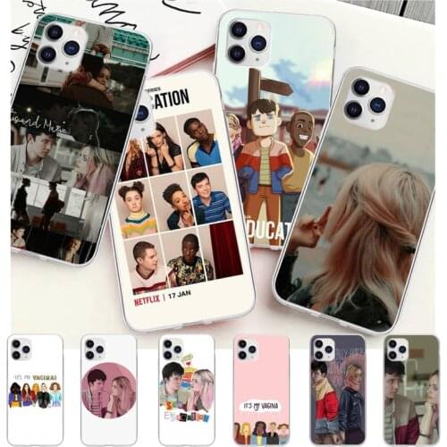 Drop Shipping Sex Education Transparent Cell Phone Case For IPhone 12 11 Pro Max Xs X Xr 7 8 6 6s Plus 5 5s Se 2020 Clear Cover