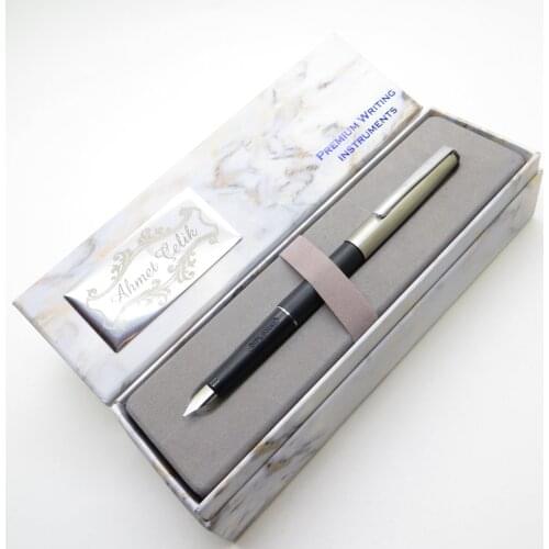 Diplomat Fountain Pen Black Z9 | İsme Special Pen | Gift Pen