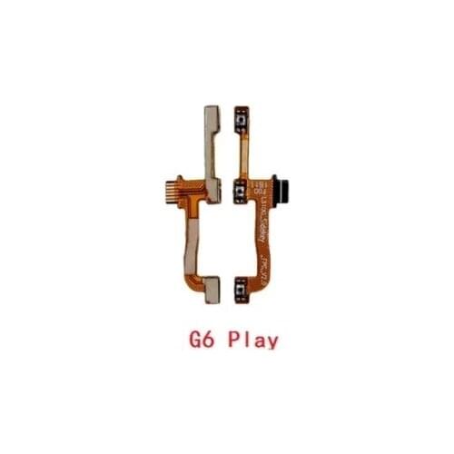 100Pcs/Lot, Power On Off Volume Side Button Key Flex Cable For Motorola Moto G6 Play Replacement Parts