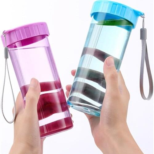 Hot Sports Water Bottle 450ML Protein Shaker Outdoor Travel Portable Leakproof Drinkware Plastic My Drink Bottle BPA Free