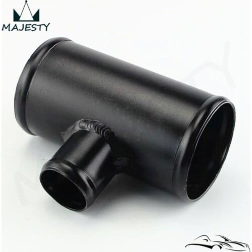 2.5" T-Pipe Aluminum Piping 63mm T Piece Shape Tube Pipe for 35mm OD Black