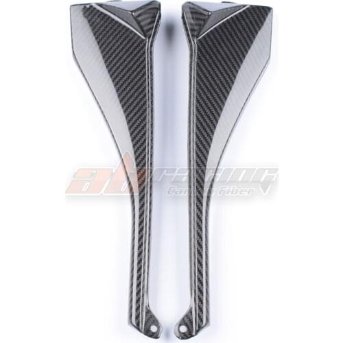 Upper Front Dash Airduct Cover Cowl Fairings For Kawasaki ZX-10R 2008-2010 Full Carbon Fiber 100
