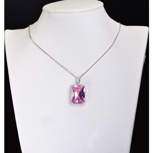 YPAY8 Fashion Hot Sale Brand 925 Sterling Silver Ladies Beach Necklace Slide Pendant Mobile Stone Ladies Autumn Winter Jewelry