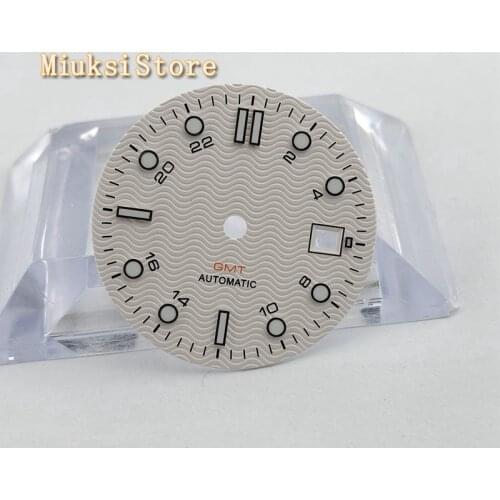 1PCS 31.5mm sterile white watch Dial Fit ETA 2836/2824 DG2813/3804 Miyota 8215 821A 8205 automatic movement P933-N