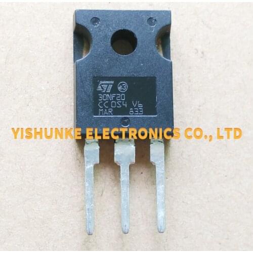 10PCS 30NF20 STW30NF20 TO-247 MOSFET TRANSISTOR 30A 200V
