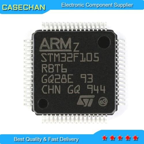 100PCS STM32L152RBT6 QFP64 STM32F105RBT6 STM32F103RCT6 STM32F103RBT6 QFP Microcontroller chip in Stock 100% New And Original