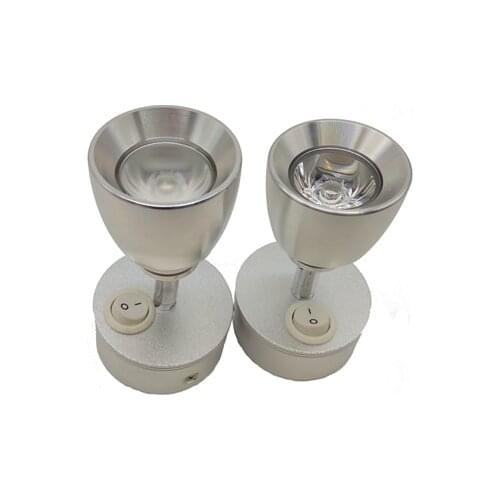 3W 24V 12V CAMPER TRAILER BEDSIDE LED LAMP