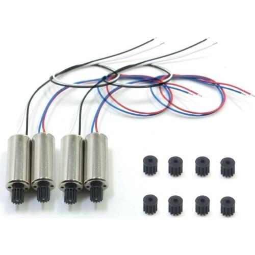 4PCS SG700 Motor 8PCS Motor Gear Spare Part for SG700 SG 700 RC Quadcopter Motor Engine CW CCW Motor and Small Gears Accessory