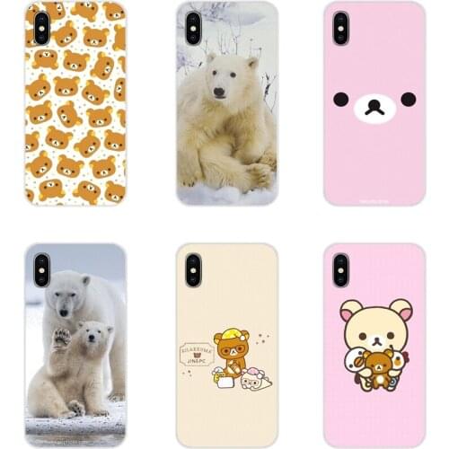 Soft Transparent Shell Cover Alaska Two White Bears Rilakkuma For Samsung Galaxy A3 A5 A7 A9 A8 Star A6 Plus 2018 2015 2016 2017