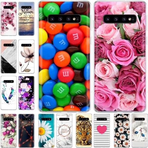 Newest TPU Printed Case For Samsung Galaxy S10 S10+ Phone Shell For Samsung S10 Plus S10e Cases Back Cover Bumper Fundas Coque