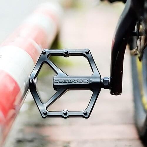 Black M29DU Bearings Bicycle Bike Pedals Cycling Road Pedals Flat Non-slip Aluminum Alloy Bicycle Parts Accessories