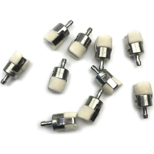 X7AB 10pcs Felt Fuel Filter for Homelite Echo Poulan 13120519831 Trimmer Chainsaw Gasoline Engine Garden Tools Spare Parts