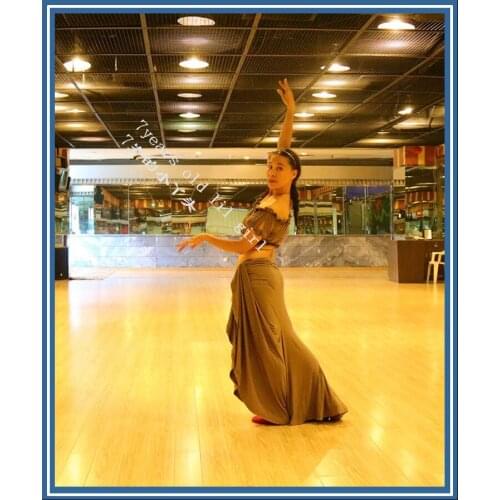 Belly Dance Costumes Sets Best Selling With Top And Skirt For Practice HHT12