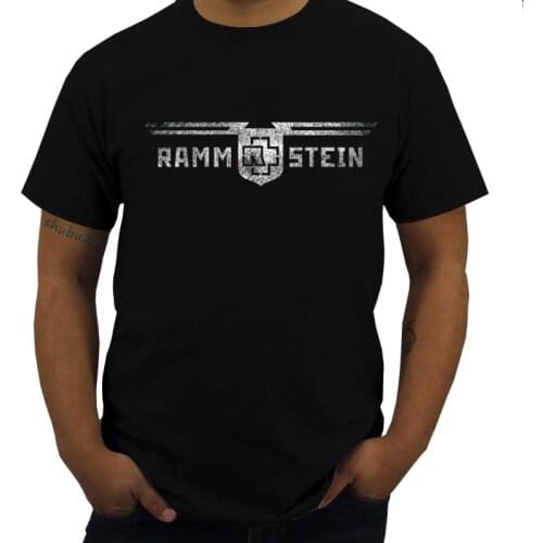 Male Black Tshirt RAMSTEIN Germany Metal Band New T-Shirt Shubuzhi Brand Cotton T-shirt Drop Shipping