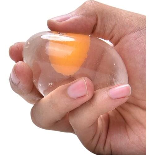 Unbreakable Anti Stress Ball Venting Balls Novelty Fun Splat Eggs Squeeze Stresses Reliever Toys Christmas Antistress gifts