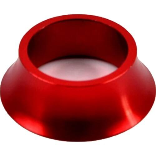 New SPOMANN CNC Road Mountain Bike Washer Front fork Wrist Group Washer Aluminum Alloy Washer Tapered Bell Mouth 15MM