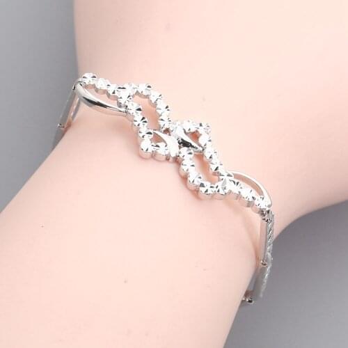 Simple Fadeless No allergy Silver Bracelet BY0050