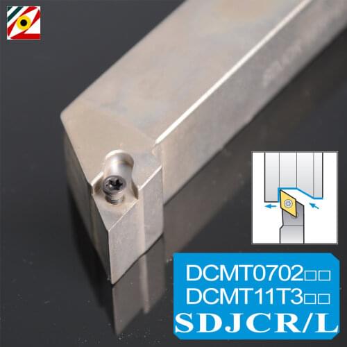 SDJCR1010H07 SDJCR1616H11 SDJCR2020K11 SDJCR2525M11 SDJCR SDJCL CNC External Lathe Cutter Turning Tool Holder DCMT Inserts
