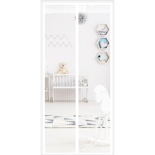 Summer New Indoor and Outdoor Magnetic Mosquito Proof Soft Yarn Curtain Door Mesh Net Anti-Mosquito Screen Door Curtains Gauze