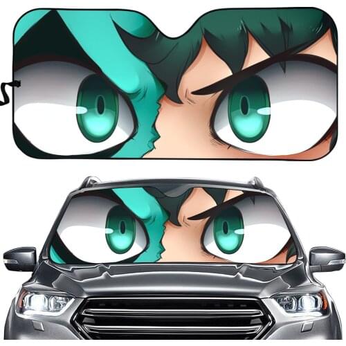 Anime Characters Eyes Windshield Sunshade Car Window Windscreen Cover Sun Shade Auto Sun Visor Car-covers Car Solar Protection