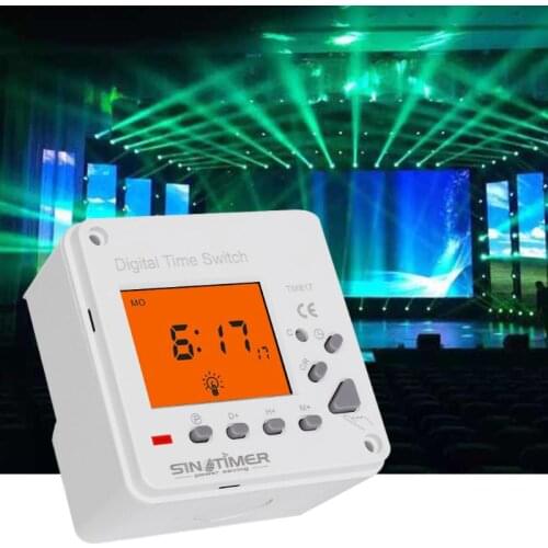 Timer Switch, Digital Electric from 1min to 168 Hours Durable Programmable Smart Control Switch Timer with Backlight Display