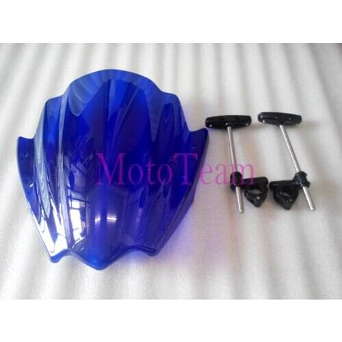 Now Universal Motorcycle Windshield Windscreen With 7/8" Or 1" Handlebar For KTM 125 200 390 690 1290 Super Duke R 2010-2015