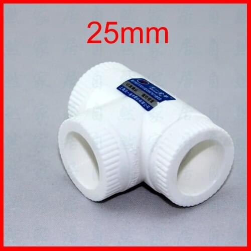 3/4'' 25mm size PPR equal diameter tee connector,PP-R 3 way pipe fitting,ppr water pipe fitting