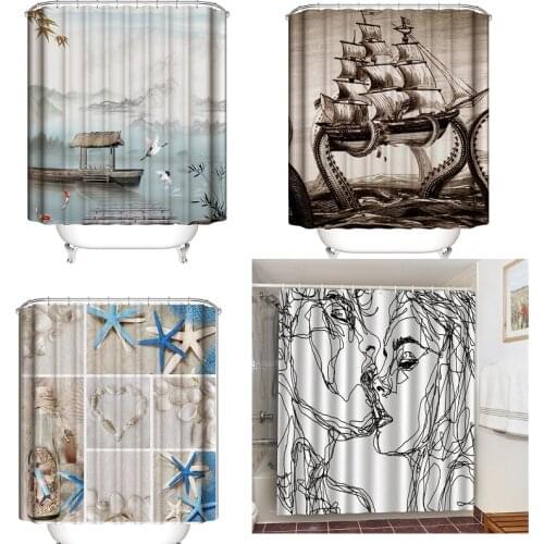 6 patterns curtains curtain shower curtain Bathroom curtain Shower curtain Curtain Curtains for kitchen Shower curtain Curtains