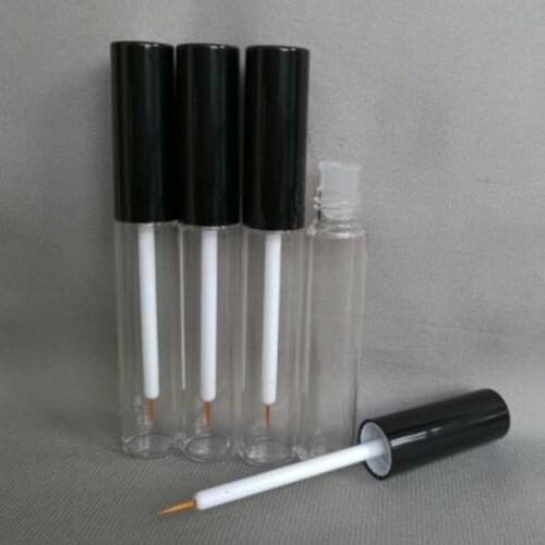 10ml Mini Cosmetic Empty Eyelashes Tube Mascara Eyeliner Vials Bottle Makeup Organzier Container With Brush Plugs F20173346