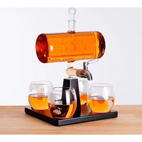 1100ML Creative Decanter Luxurious Crystal Red Wine Glass Wine Bottle Wine Decanter Home Bar Cafe Wine Shop Decoration