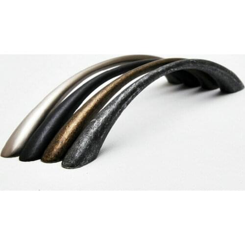 4PCS/Lot Slim Handle Knob Furniture Ring Pull Drawer Locker Pull Tab Grip hook Of 4 Color/Set