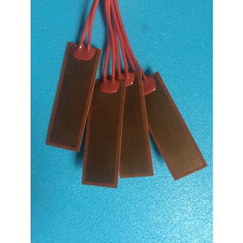 46x76mm 24V 10W PI Heating Film Plate Polyimide Electric Heated Panel Pad Mat Electrotherma Flexible Foil Oil Heater