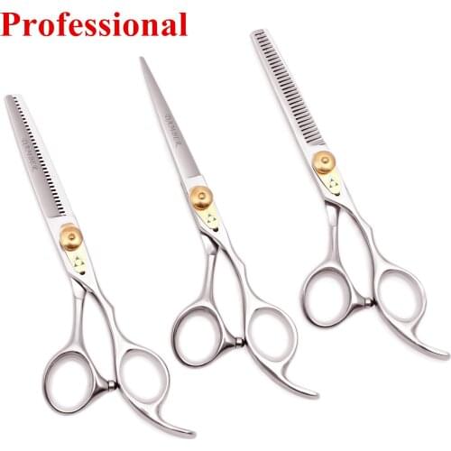 6.0'' Professional Hair Scissors 440C Japan Hairdressing Scissors Barber Thinning Haircut Shears Hair Cutting Scissors 1015