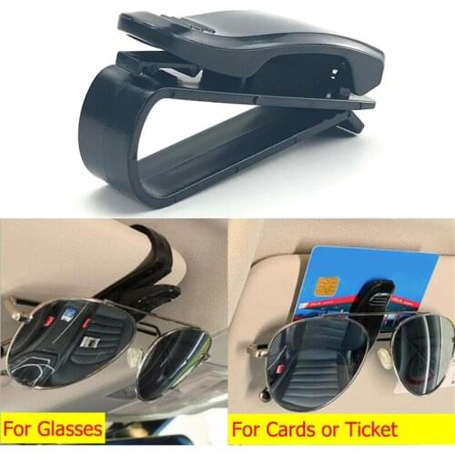 Car Sun Visor Glasses Clip For Ford Focus Fusion Escort Kuga Ecosport Fiesta Falcon Mondeo Taurus EVEREST