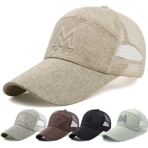 LINJW Summer Baseball Cap Letter Embroidery Sports Dad Hat Casual Bonnet Hats for Men Women Mesh Cap Hip Hop Snapback Caps