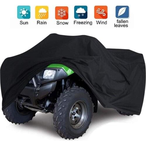 Vehicle Motorcycle Cover L XL 2XL Universal Outdoor UV Protector Scooter All Season Waterproof Bike Rain Dustproof Cover 190T