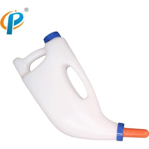 Dairy Farm 3Liter Cow Milk Feeding Calf Handle Bottle with Replacement Calf Drinker Rubber Teat Feeding Milk Nipple