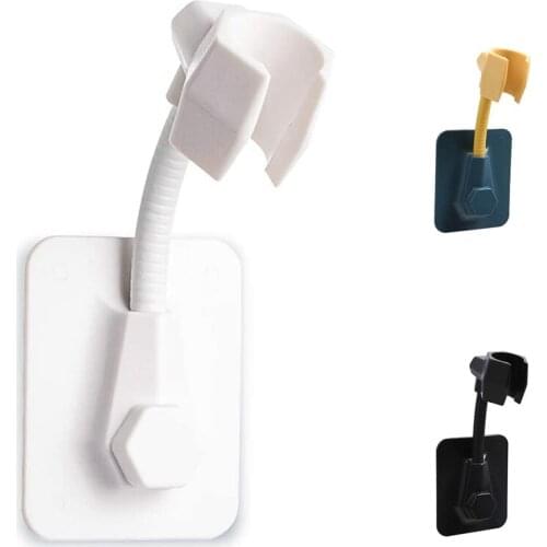 Shower Head Holder Adjustable Handheld Bracket Adjustable Shower Holder, Removable No-Punching Wall