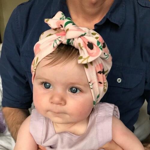Newborn Infant Toddler Baby Girls Boys Hats Baby Boy Girl Sun Hat Floral Bowknot Cap Toddler Turban Photo Props pour enfants