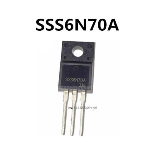 Original new 5pcs/ SSS6N70A 6N70A 6A/700V TO-220F